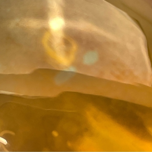 VINTAGE Kugel Style Marigold Teardrop Glass Christmas Tree Ornament - Picture 9 of 11